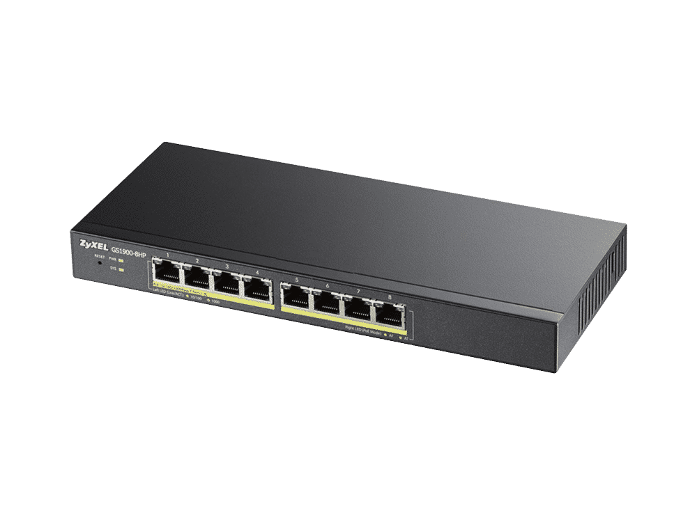 Zyxel Gs1900-8hp Switch 8-porte Gigabit Poe