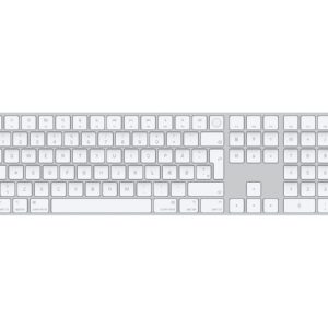 Apple Magic Keyboard Med Touch Id Og Numerisk Tastatur  -  Dansk Qwerty