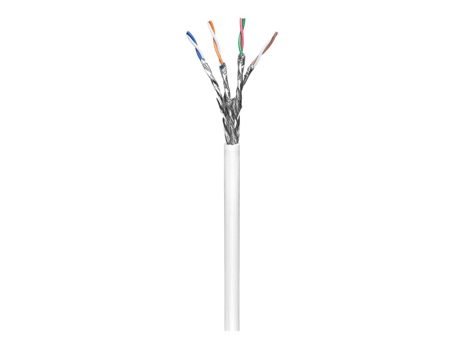 Cat 6 Sftp Netværkskabel Bulk I Hvid